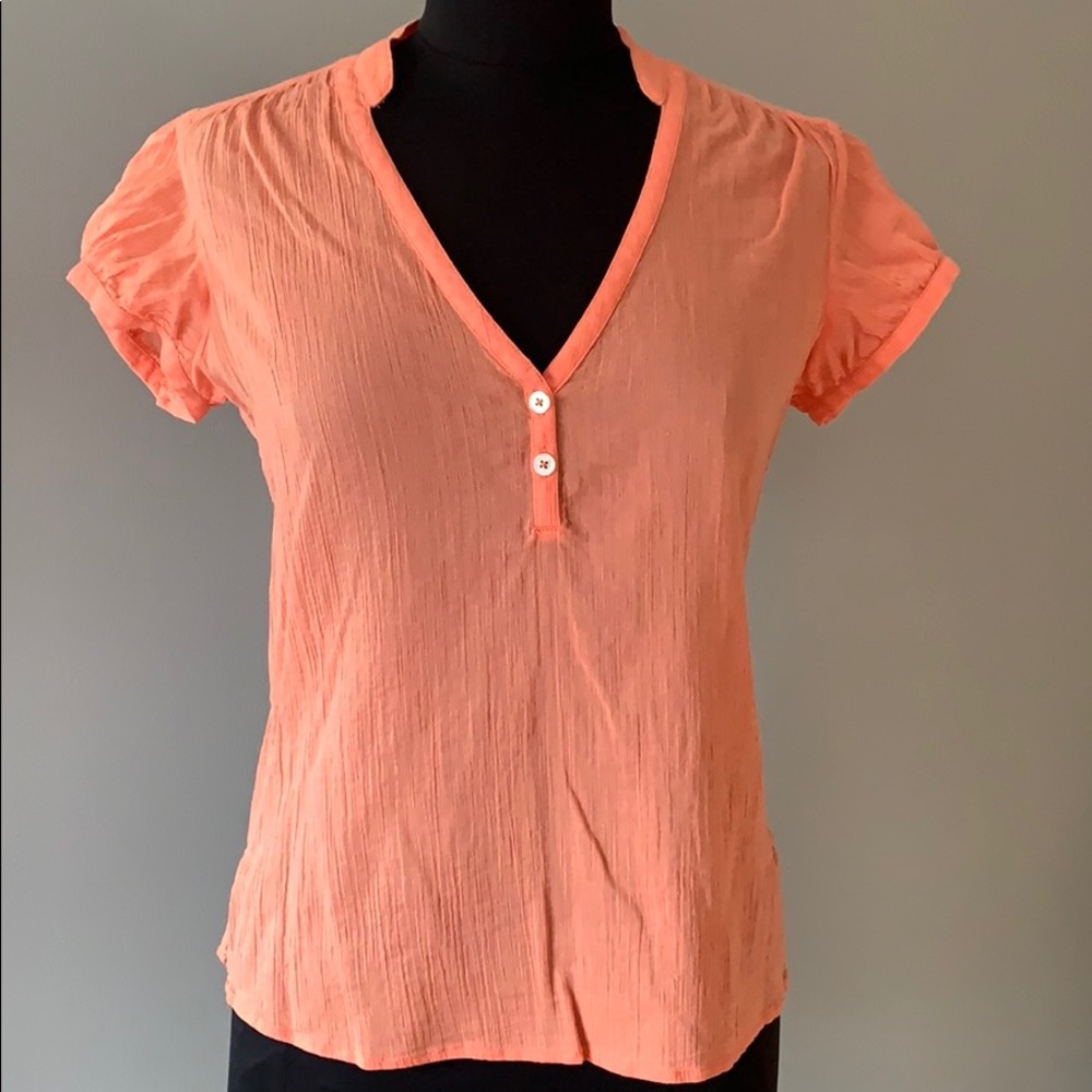 CITY UNLTD. Short Sleeve Blouse